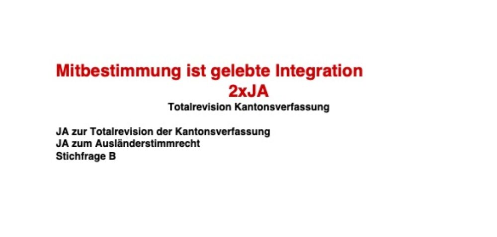 KV Plus 2 mal JA und B